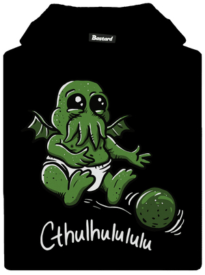 Cthulhululu dětská mikina klokanka Black