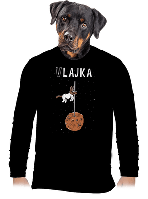 Vlajka pánské dlouhý rukáv Black