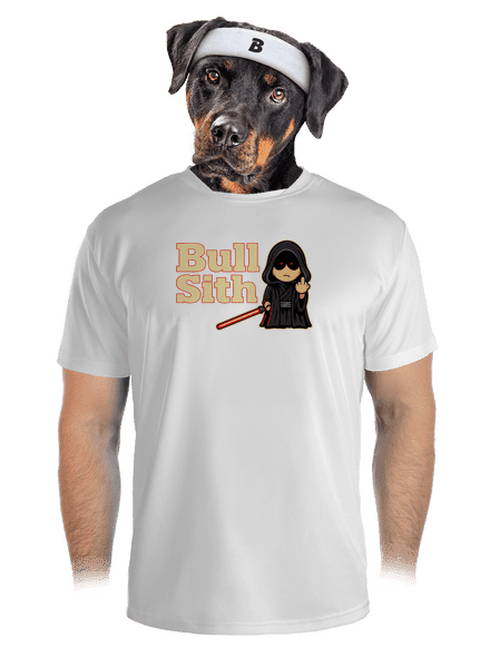 Bull sith pánské sportovní tričko White