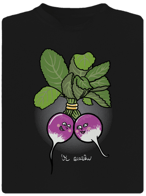 Ředkvičky ve svazku dětské sportovní tričko Black