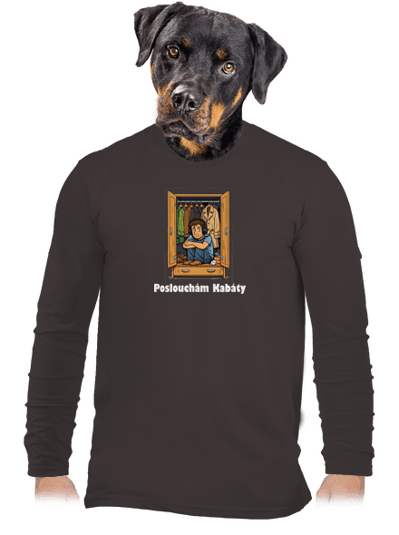 Poslouchám Kabáty pánské dlouhý rukáv Bear Brown