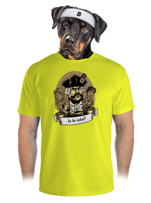 B14: S čerty nejsou žerty pánské sportovní tričko Neon Yellow