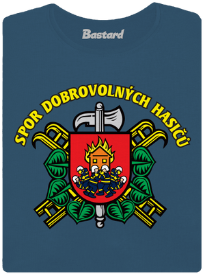 Spor dobrovolných hasičů dámské tričko premium Petrol Blue