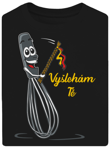 Vyšlehám Tě! unisex tričko oversized Black