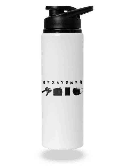 Nezapomeň lahev na vodu White