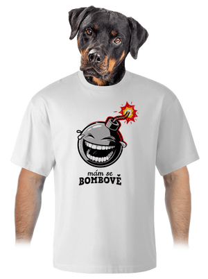Mám se bombově unisex tričko oversized White