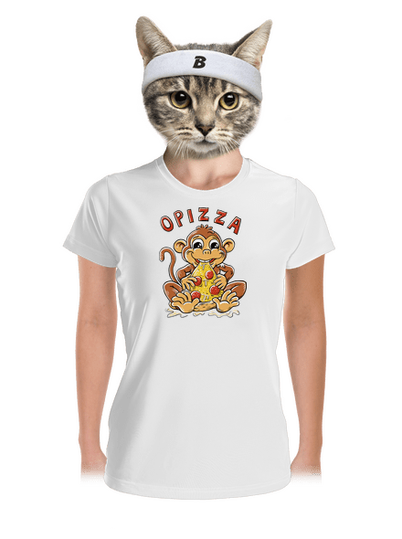 Opizza dámské sportovní tričko White