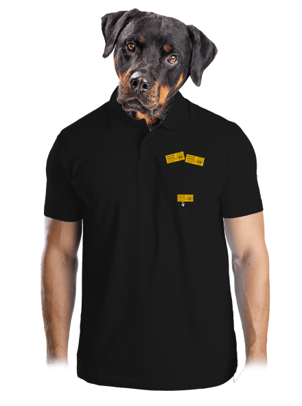 Exekuce pánská polokošile Black