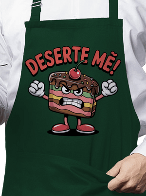 Deserte mě zástěra Bottle Green