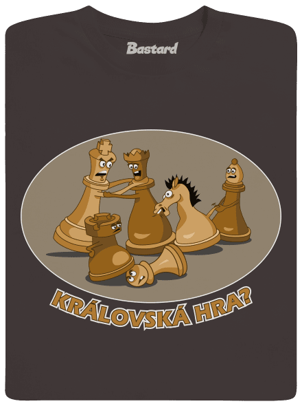 Královská hra pánské dlouhý rukáv Bear Brown