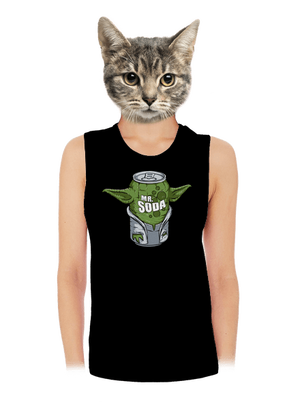 Mr. Soda dámské tílko volné Black