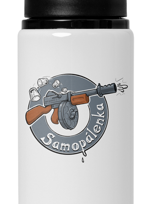 Samopálenka lahev na vodu White