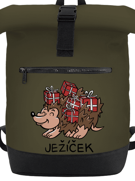 Ježíček batoh Military Green