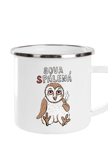 Sova Pálená plecháček White