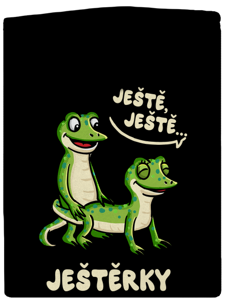 Ještě, ještě dámská mikina na zip Black