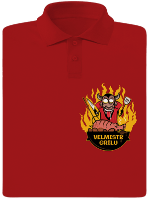 Velmistr grilu pánská polokošile Red Mal