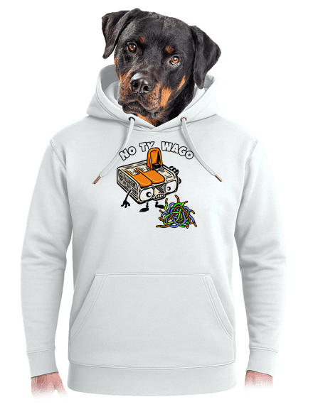Wago svorka unisex mikina premium Snowwhite