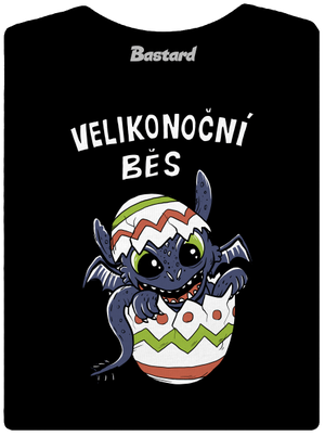 Velikonoční běs dámské tričko premium Black