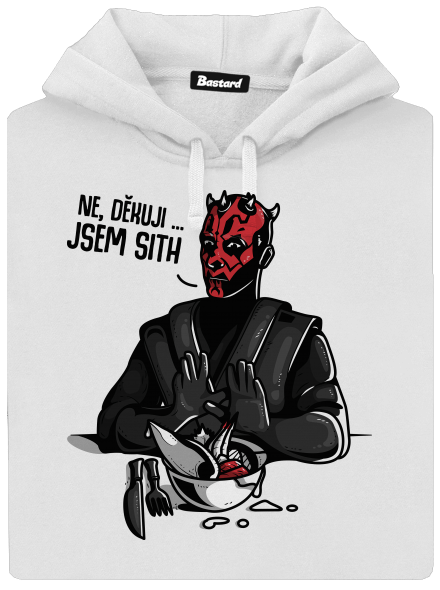 Jsem sith dámská mikina klokanka White