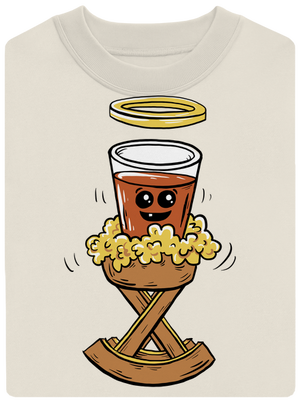 Panáček v jesličkách unisex mikina bez kapuce Off White