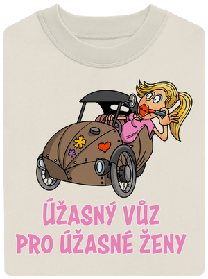 Velorex unisex mikina bez kapuce Off White