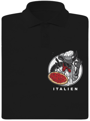 Italien pánská polokošile Black