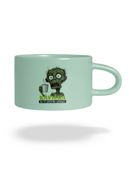 Zombie kávička hrnek makronka Mint Macaron