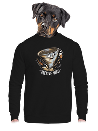 unisex mikina bez kapuce