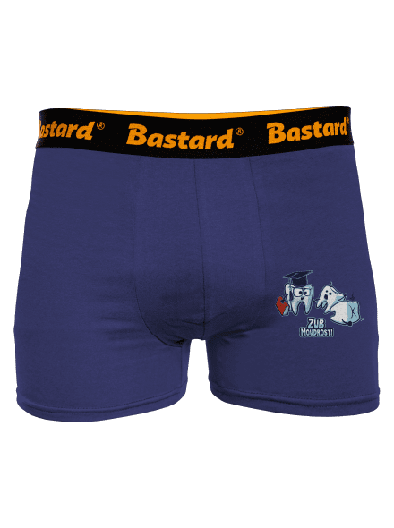 Zub moudrosti boxerky Blue Navy