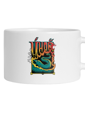 Úhoř hrnek makronka White