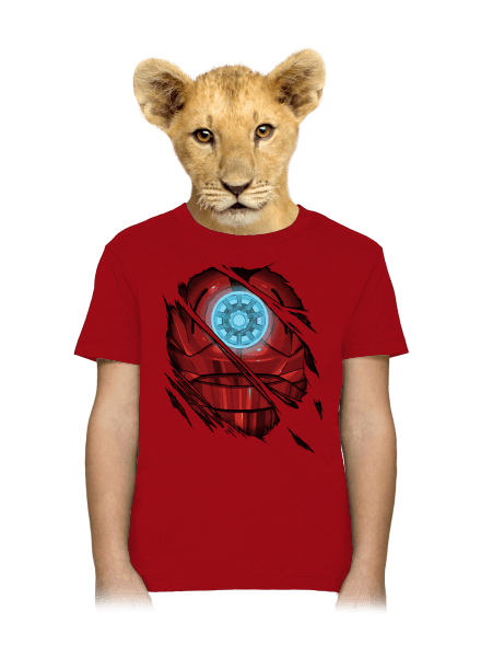 Ironman dětské tričko Red