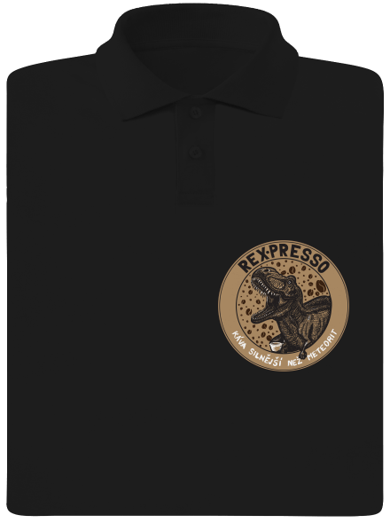 Rex-presso pánská polokošile Black