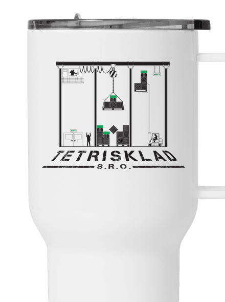Tetrisklad termohrnek White