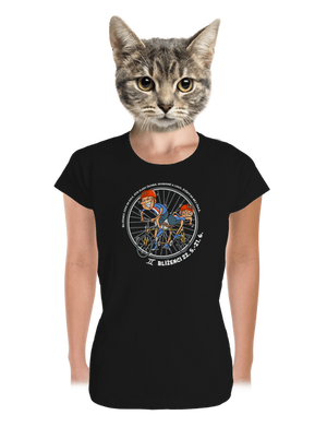 Cyklistický horoskop: Blíženci dámské tričko premium Black