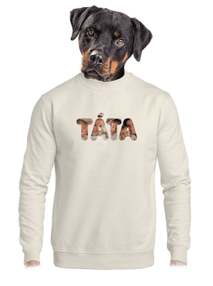 unisex mikina bez kapuce
