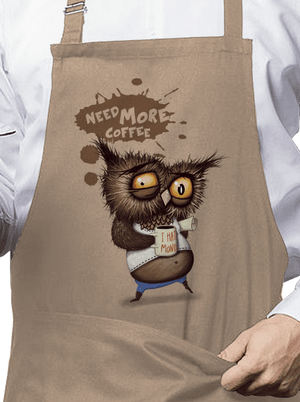 Potřebuju víc kafe zástěra Rope