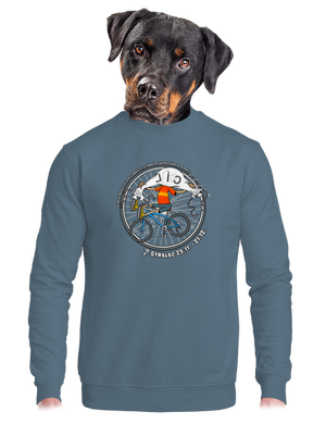 Cyklistický horoskop: Střelec unisex mikina bez kapuce Nordic Blue