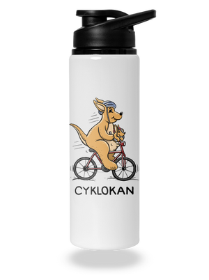 Cyklokan lahev na vodu White