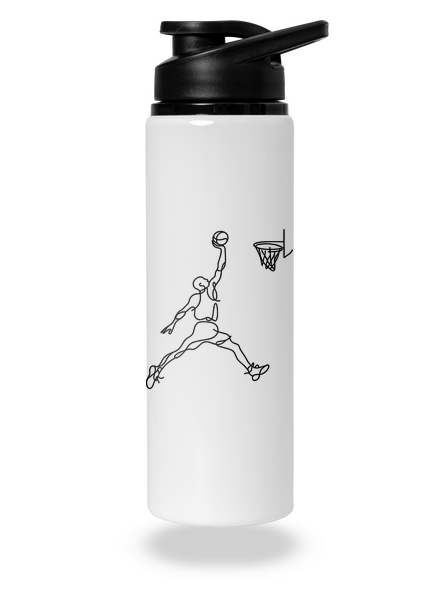 One line slam dunk lahev na vodu White