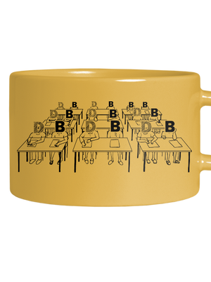 Cimrman: Debil, blbeček hrnek makronka Yellow Macaron