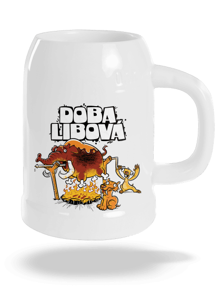 Doba libová půllitr White