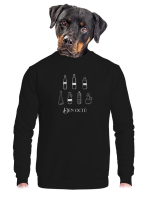 unisex mikina bez kapuce