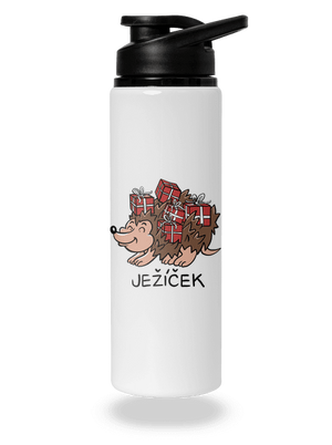 Ježíček lahev na vodu White