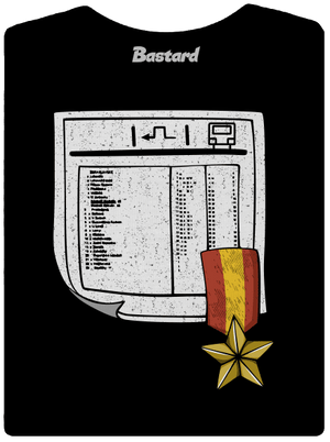 Jízdní řád dámské tričko Black