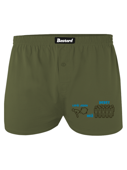 Jeden prd pánské trenky Khaki