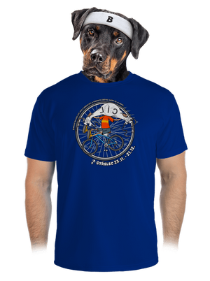 Cyklistický horoskop: Střelec pánské sportovní tričko Royal Blue Mal