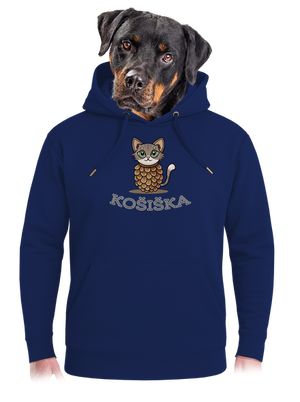 Košiška unisex mikina premium Navy