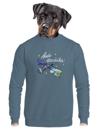 unisex mikina bez kapuce