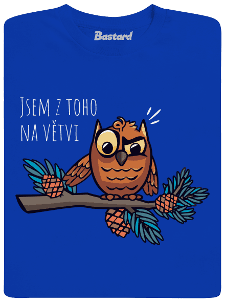 Jsem na větvi dětské tričko Royal Blue
