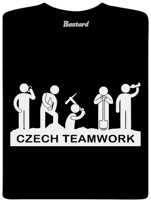 Czech Teamwork pánské tričko Black